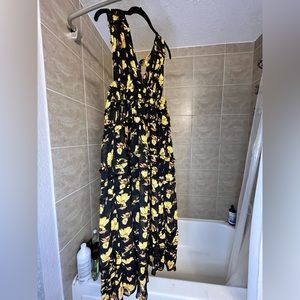 Forever 21 Maxi Sunflower Dress